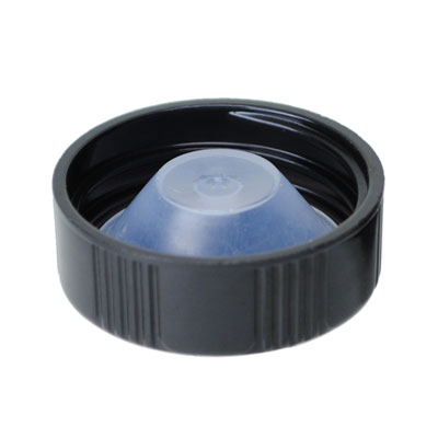 PLASTIC CT CLOSURE: 33-4 00 BLACK . PHENOLIC POLYSEAL CONE LINER-detail image