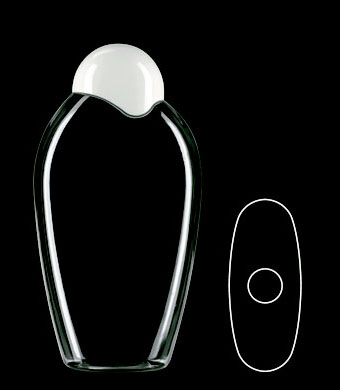 400ML CAMEO OVAL PETG WITH 23MM NECK