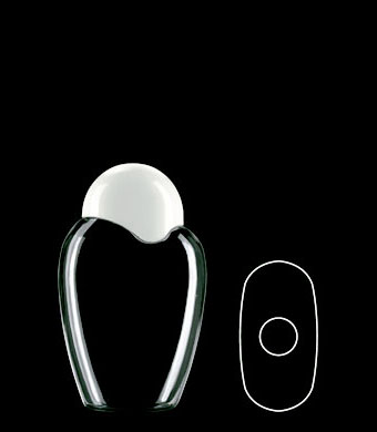 200ML CAMEO OVAL PETG WITH 23MM NECK