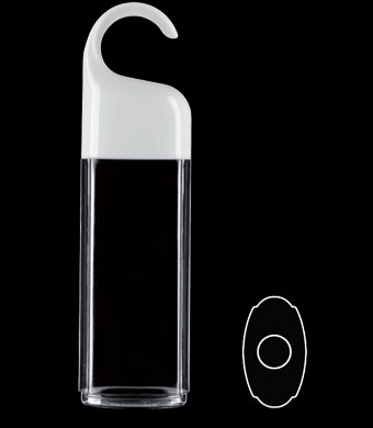 250ML HOOKED CAP SHOWER GEL OVAL PETG WITH 24-410 NECK FINISH