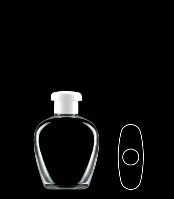 100ML BAROQUE OVAL PETG WITH 20-415 NECK FINISH