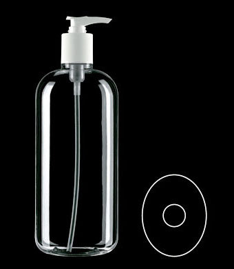 600ML ALPHA OVAL PETG WITH 28-415 NECK FINISH
