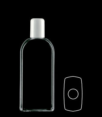 250ML SISTINE OVAL PETG WITH 24-415 NECK FINISH