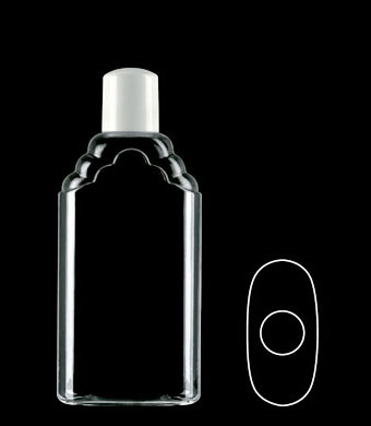 400ML STRATUS OVAL PETG WITH 28-415 NECK FINISH