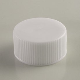 20-400 WHITE RIB SIDE MATTE TOP SHORT SKIRT PLASTIC CT CAP
