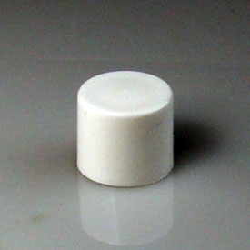 15-415 WHITE  SMOOTH SIDE SMOOTH TOP DEEP SKIRT PLASTIC CT CAP