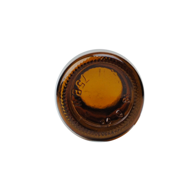 75CC AMBER WIDE MOUTH ROUND GLASS - 38-400-detail image