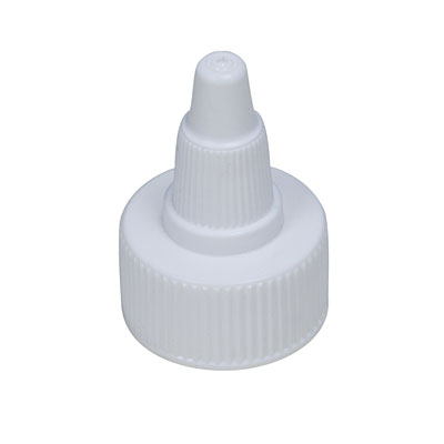 24-400 WHITE PP TWIST OPEN CLOSE CAP