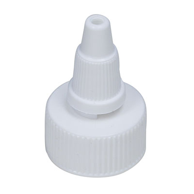 24-400 WHITE PP TWIST OPEN CLOSE CAP-detail image