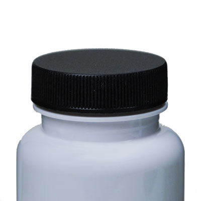 150CC WHITE PET WIDE MOUTH ROUND PACKER PLASTIC BOTTLE - 38-400 NECK-detail image