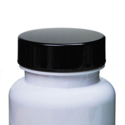 150CC WHITE PET WIDE MOUTH ROUND PACKER PLASTIC BOTTLE - 38-400 NECK-detail image
