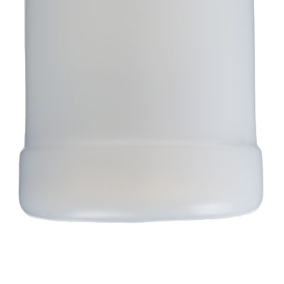 32OZ NATURAL HDPE MODERN ROUND PLASTIC BOTTLE - 28-410 NECK-detail image