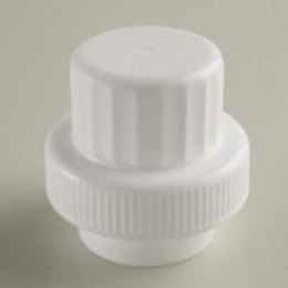 38MM WHITE RIB SIDE PP JUMP DRAINBACK CUP CLOSURE