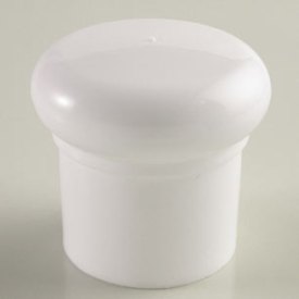 24-415 WHITE SMOOTH SIDE PLASTIC CT CAP