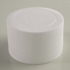 38-430 WHITE RIB SIDE MATTE TOPSHORT SKIRT PLASTIC CT CAP