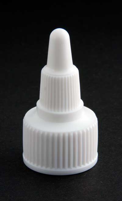 24-410 NATURAL RIB SIDE TWIST OPEN / CLOSE CLOSURE (0.025" ORIFICE)