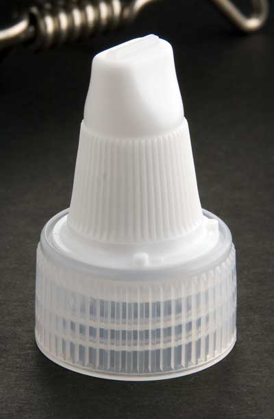 24-410 NATURAL RIB SIDE RIBBON FLOW CLOSURE (0.375" X 0.062" ORIFICE)