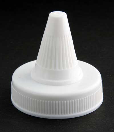 38-400 WHITE RIB SIDE CONDIMENT TOP SEAL CLOSURE