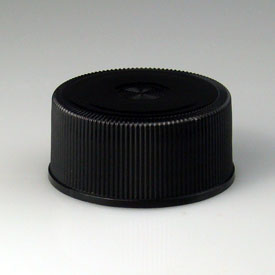 38MM BLACK RIB SIDE MATTE TOP DEEP SKIRT PALSTIC CT CAP