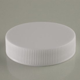 45-400 WHITE RIBE SIDE MATTE TOP SHORT SKIRT PLASTIC CT CAP