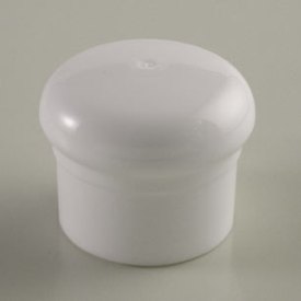 18-415 WHITE SMOOTH SIDE PLASTIC CT CAP