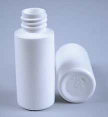 1 OZ WHITE HDPE CYLINDER 20-410