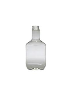 18OZ CLEAR BBQ OBLONG PET WITH 33-400 NECK FINISH