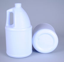 1 GALLON WHITE BEEHIVE ROUND HDPE - 38-400
