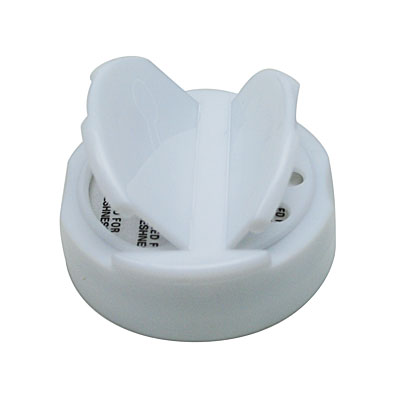 53- 485 WHITE SPICE DUAL-FLAP CAP - 0.200 / POUR DISPENSE-detail image