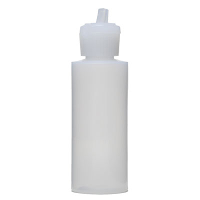 2OZ NATURAL CYLINDER ROUND LDPE PLASTIC BOTTLE -  20-410-detail image