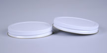 83- 400 WHITE METAL CAP - PULP & POLY