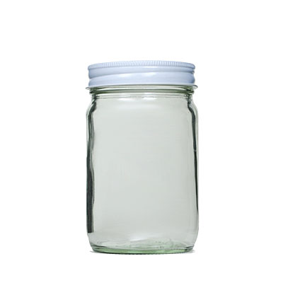 1 GALLON SILV ER TIN PLAIN F-STYLE CAN 3" CAP INCLUDED RECTANGULAR - 70MM NECK-detail image