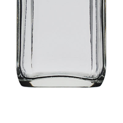4OZ FLINT GLASS WIDE MOUTH FRENCH SQUARE  WITH 33-400 NECK FINISH-detail image