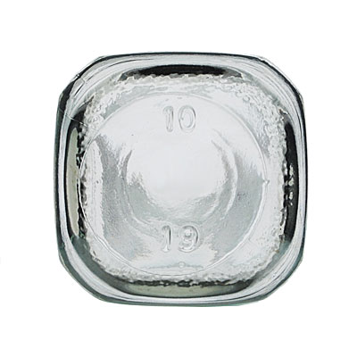 4OZ FLINT GLASS WIDE MOUTH FRENCH SQUARE  WITH 33-400 NECK FINISH-detail image