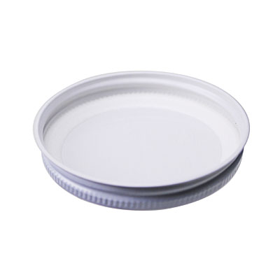 63-400 White THREADS AND KNURLED EDGE TIN PLATE  WITH Plastisol LINER-detail image