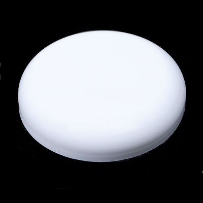 PLASTIC CT CLOSURE: 89-4 00 WHITE . PP DOMED CAP