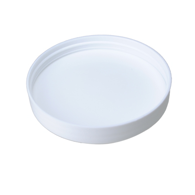 100-400 WHITE SMOOTH SIDE SMOOTH TOP PLASTIC CAP - F217 LINER-detail image