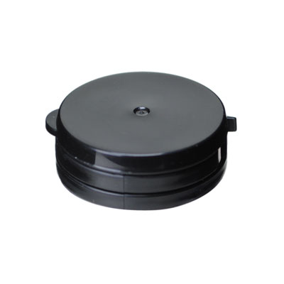 38MM BLACK LDPE HINGE GUARD TEARBAND TAMPER EVIDENT CAP - HS035 LINER