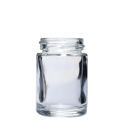 0.75OZ FLINT GLASS CREAM JAR ROUND - 33-400 NECK-detail image