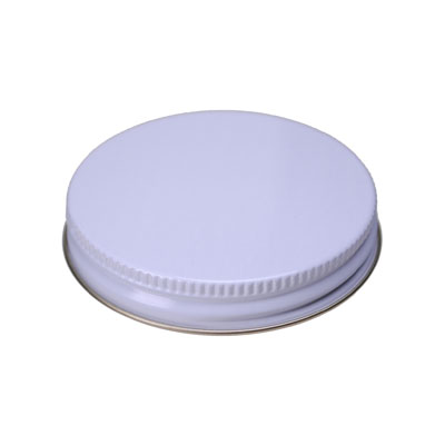 METAL CT CLOSURE: 58-400 WHITE . TIN PAF LINER