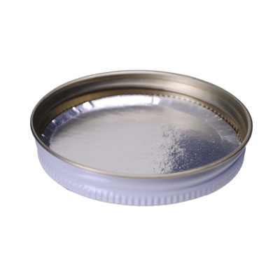 METAL CT CLOSURE: 58-400 WHITE . TIN PAF LINER-detail image