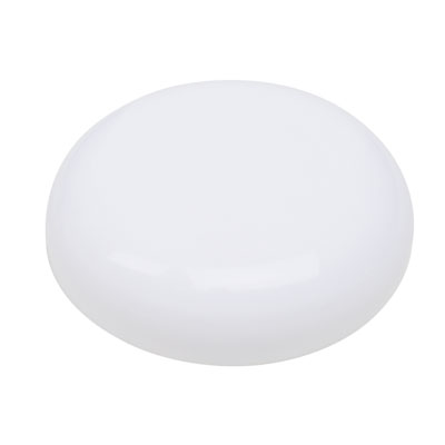 PLASTIC CT CLOSURE: 70-4 00 WHITE SMOOTH SIDE / SMOOTH TOP PP DOMED CAP UNLINED