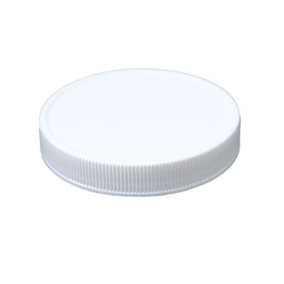 70- 400 WHITE RIB SIDE MATT TOP PLASTIC CT CAP - F217 LINER