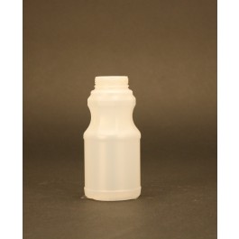8OZ WHITE SCHOOL MILK JUICE ROUND HDPE