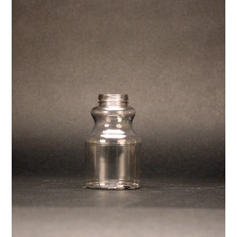 8OZ CLEAR ROUND PET WITH 38MM NECK
