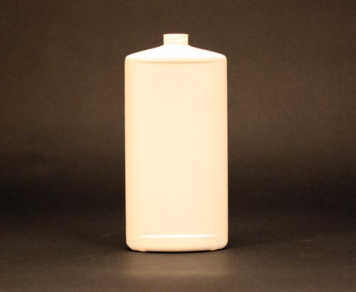 15OZ WHITE RECTANGULAR HDPE WITH 38MM NECK