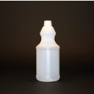 16OZ WHITE CARAFE ROUND HDPE WITH 33MM NECK