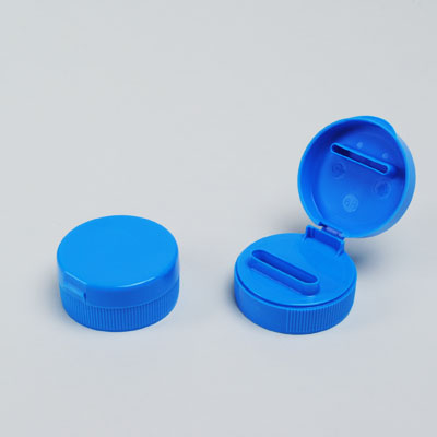 38-400 POLYCAM SERRATED / FOOD FLIP TOP DISPENSING CAP WITH ARC CAP