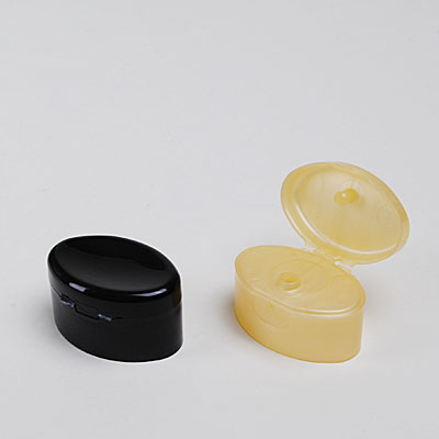2" OVAL SNAP ON TUBE CLOSURE FLIP TOP DISPENSING CAP WITH PLUG SEAL