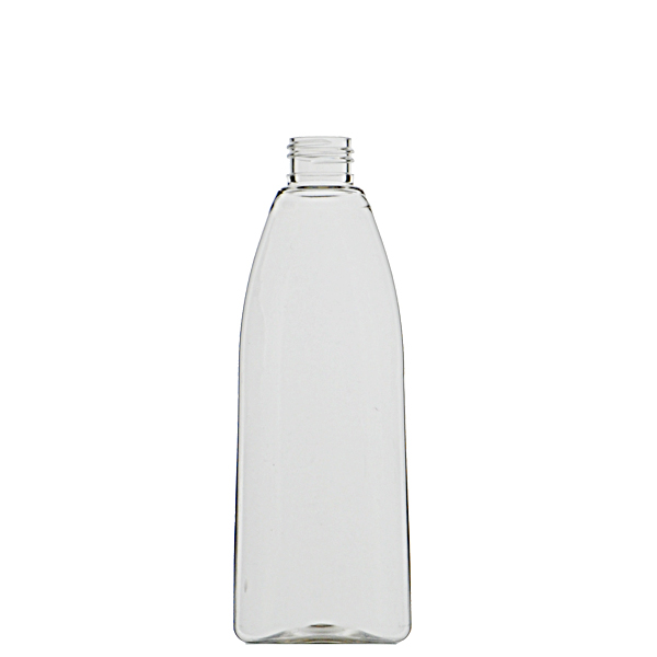 8OZ CLEAR EXQUISITE OVAL PLASTIC BOTTLE - 24-410